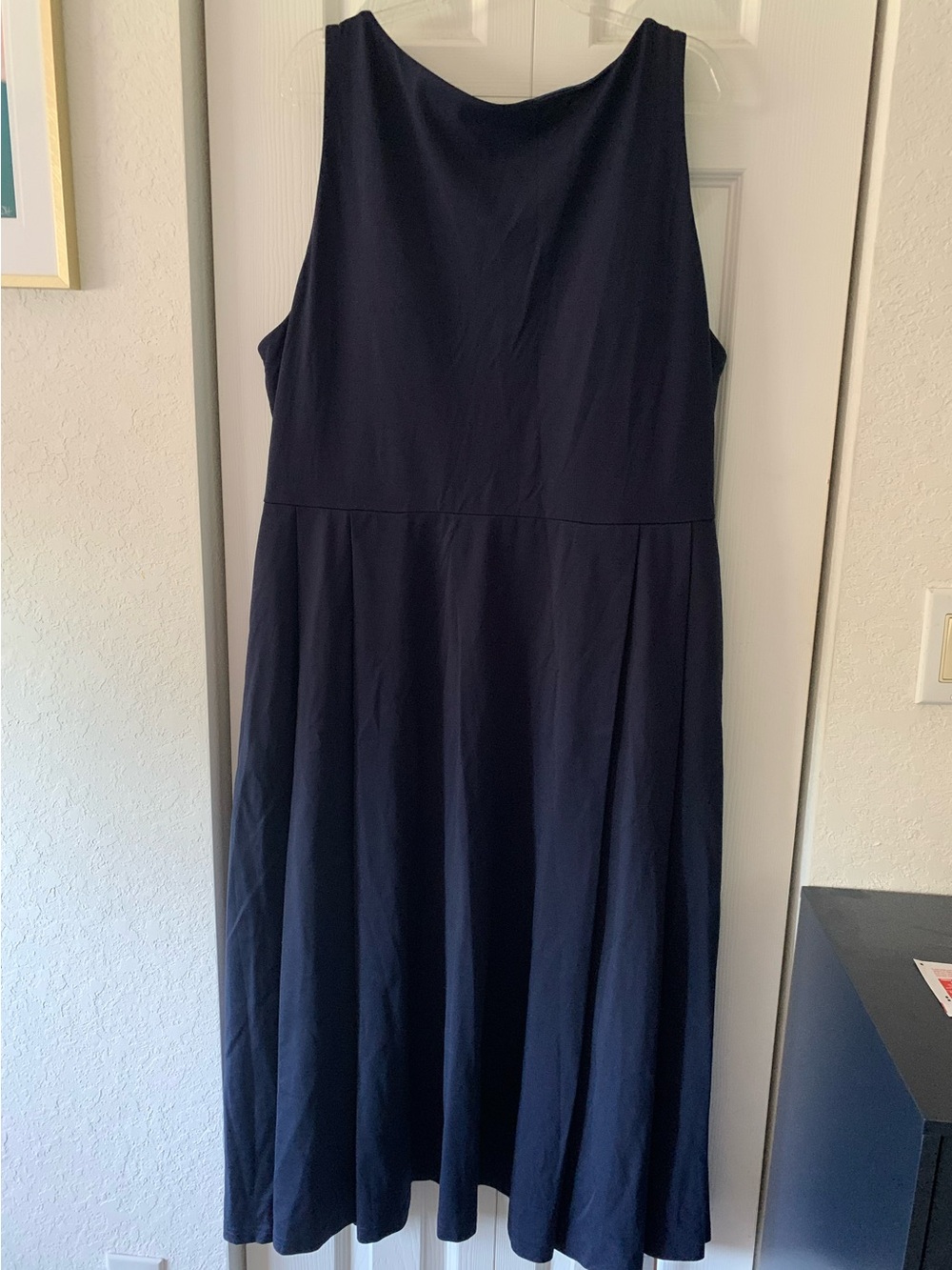 OGL Navy Sleeveless Midi Dress Size 2XL NWT
